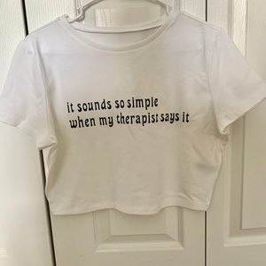 Therapy crop top